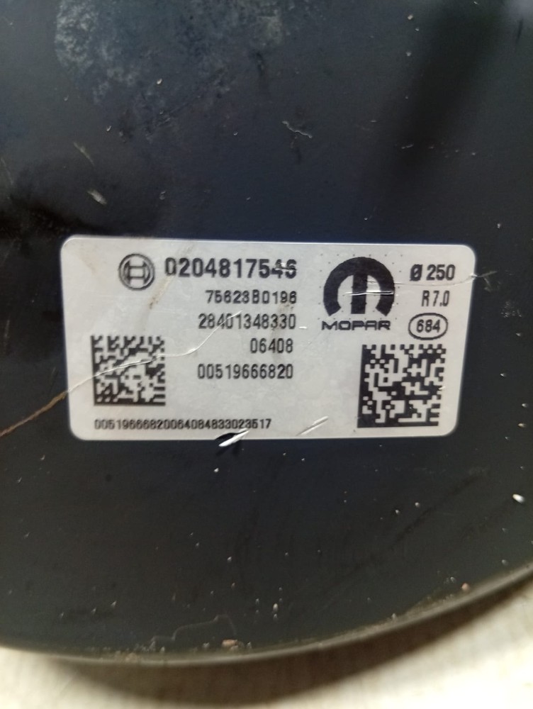 Hidrovacuo Servo Freio Fiat Toro 1.3 4