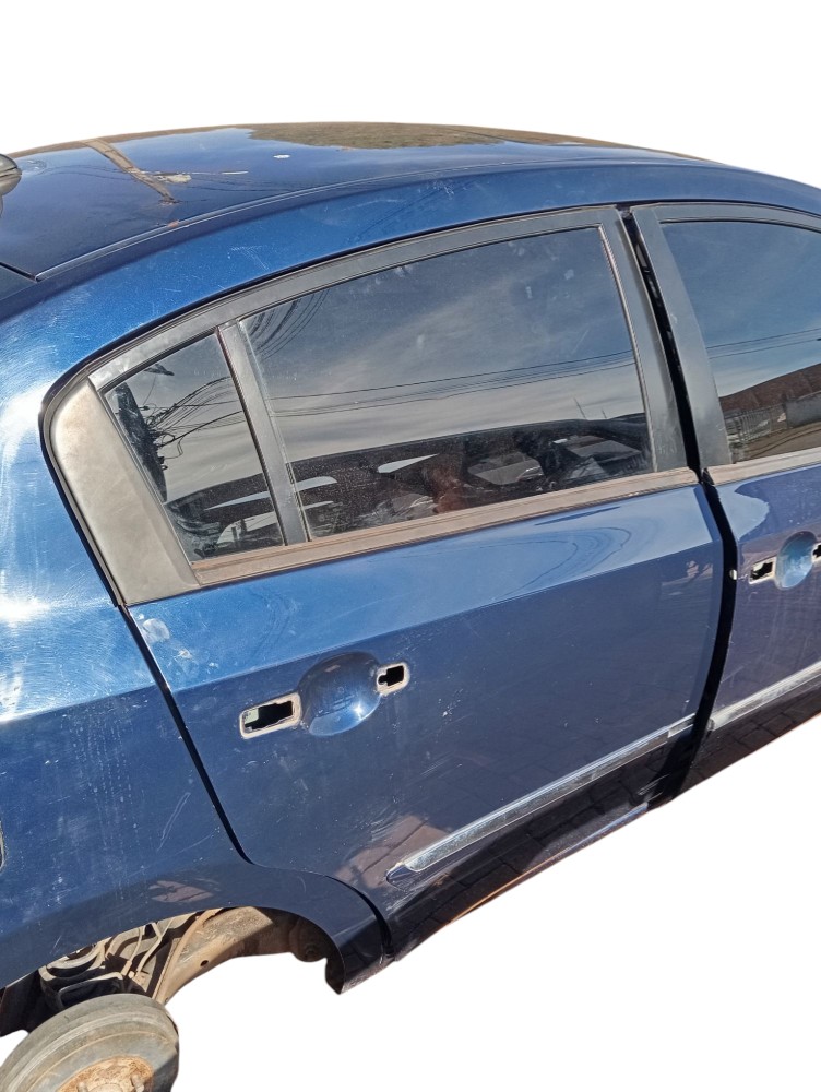 Porta Traseira Direita Sentra 2010 Traseira Direita Azul
