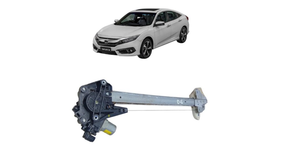 Máquina Vidro Elétrico Dianteiro Esquerdo Honda Civic 2017