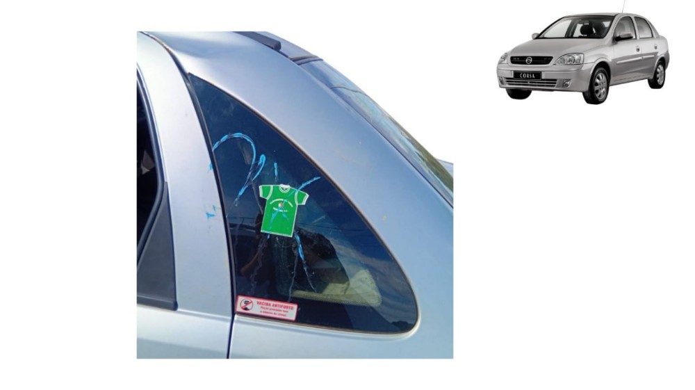 Vidro Fixo Esquerdo Chevrolet Corsa Sedan 2005