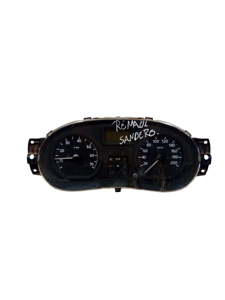 Painel Instrumentos Renault Sandero 2008 2012 Detalhe