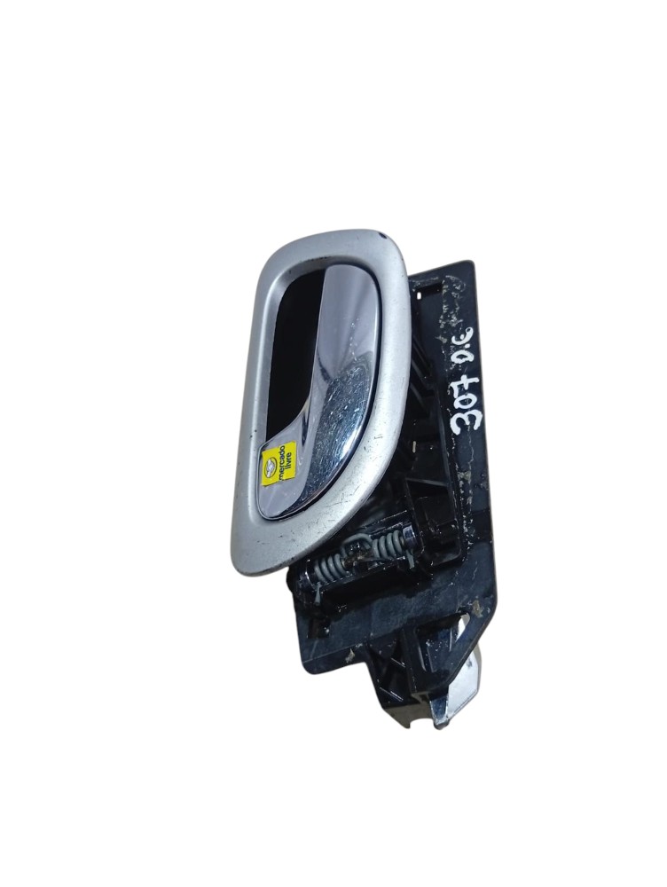 Maçaneta Interna Esquerda Peugeot 307 2007 2012 Detalhe Cromado Dianteira/traseira 2
