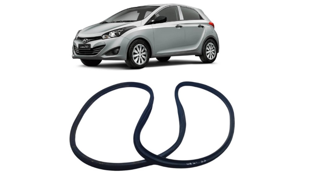 Borracha Vedação Porta Dianteira Esquerda Hyundai Hb20 2014