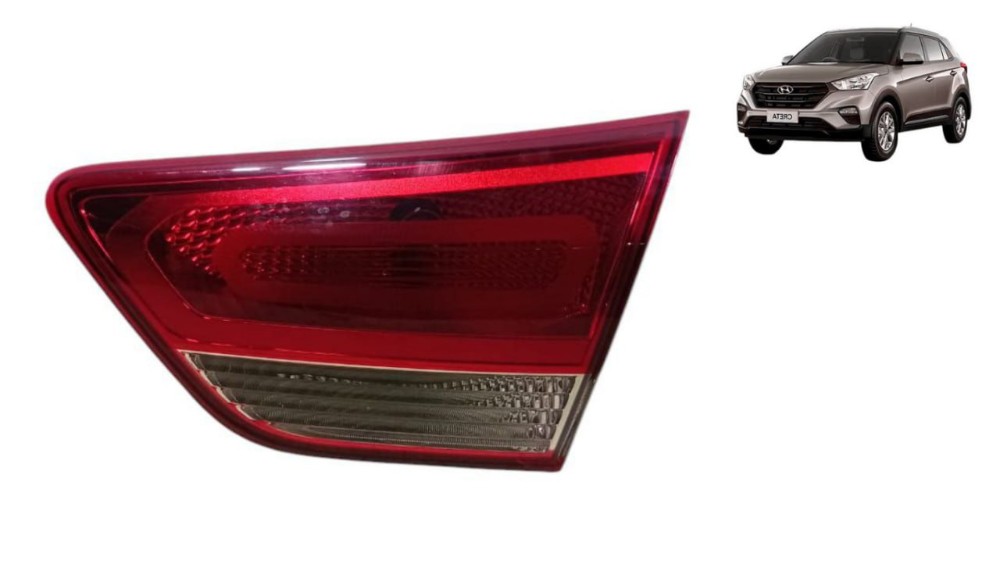 Lanterna Direita Tampa Traseira Hyundai Creta 2024 Avaria Esquerdo/motorista Vermelho