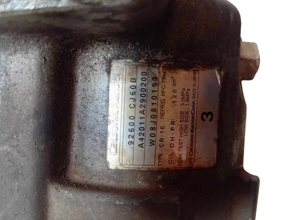 Compressor Ar Condicionado Nissan Livina Tiida 1.8 2008 2010 6
