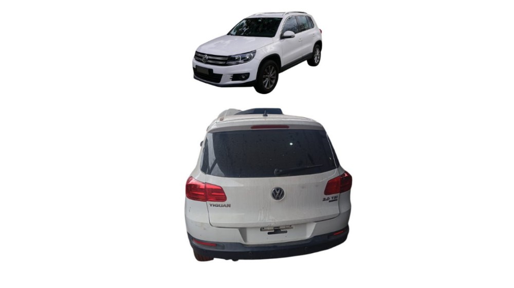 Tampa Traseira Volkswagen Tiguan 2011 Branco