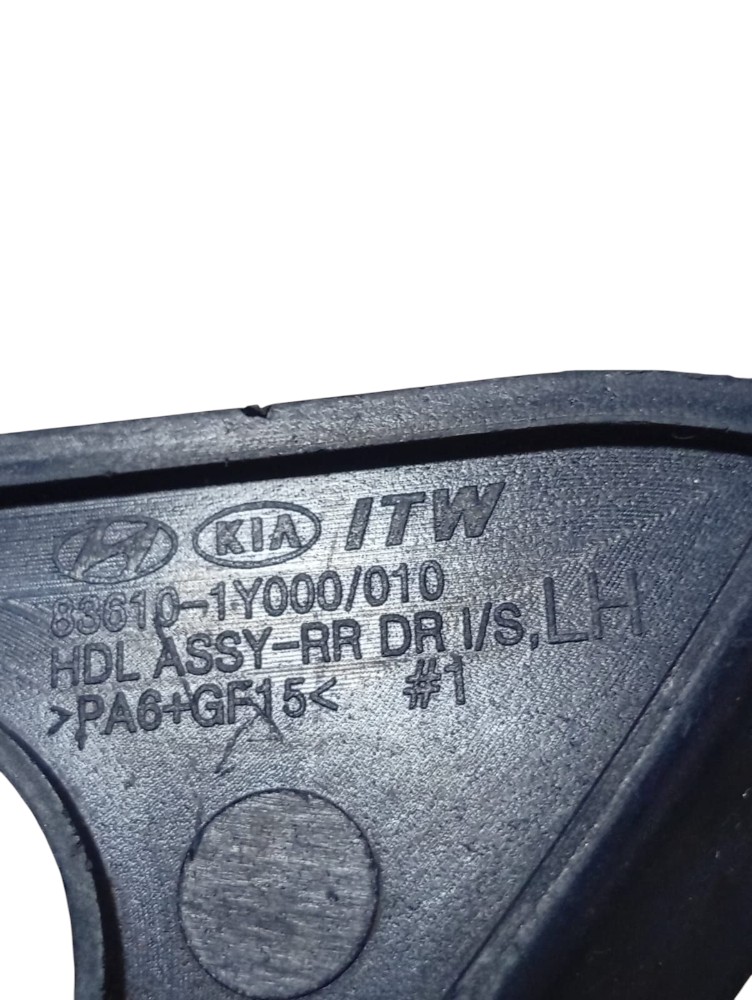 Maçaneta Interna Esquerda Kia Picanto 2012 2016 Cinza Dianteira/traseira 5