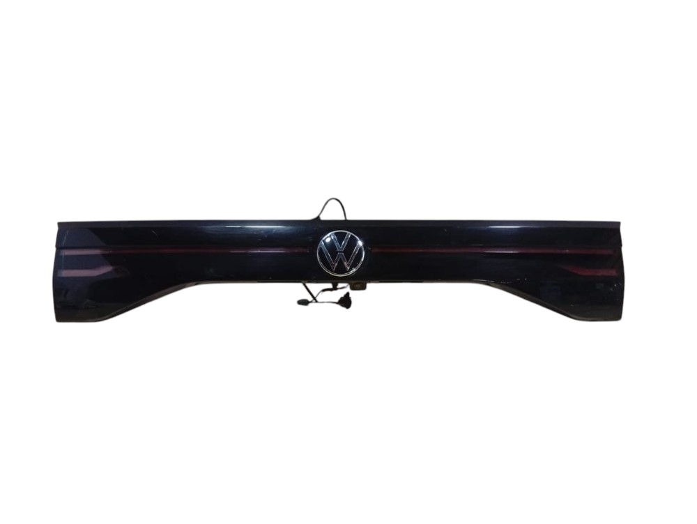 Moldura Lanterna Tampa Volkswagen T-cross 2022 Avaria Ambos Lados Preto/vermelho