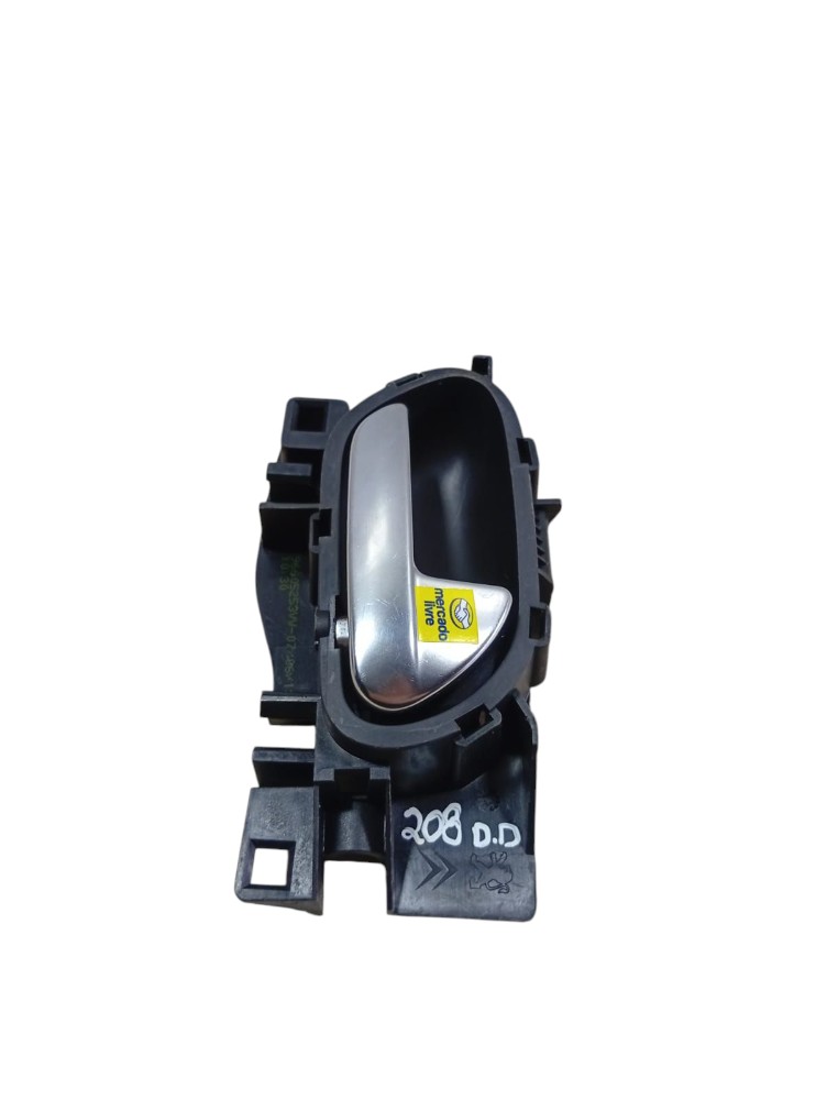 Maçaneta Interna Direita Citroen C4 Peugeot 208 2008 2019 Prata Dianteira/traseira