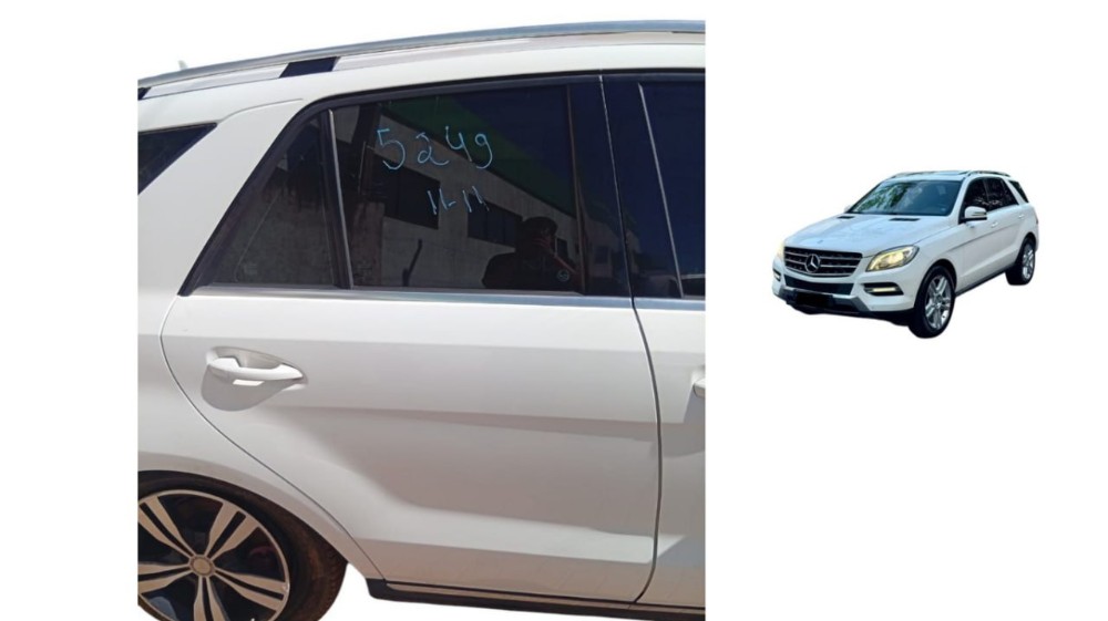 Porta Traseira Direita Mercedes Ml350 2015 Traseira Direita Branco