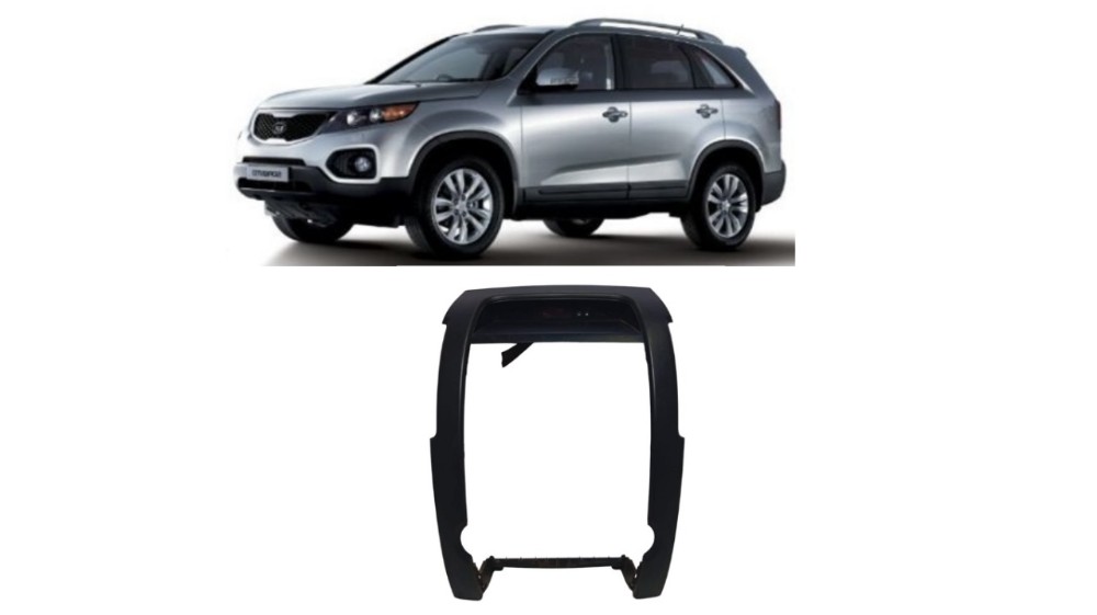 Moldura Acabamento Relógio Multimídia Kia Sorento 2011Detalhe
