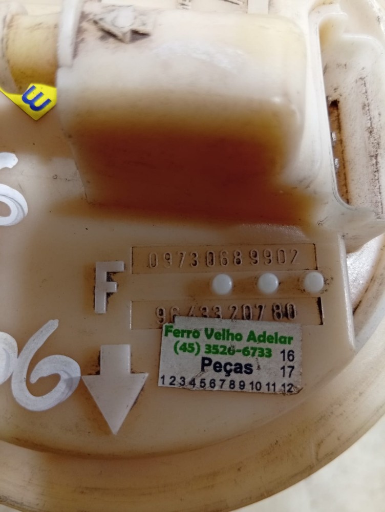 Bomba Combustível Peugeot 206 1.6 2000 2006 5