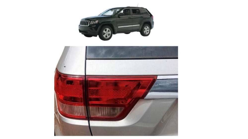 Lanterna Tampa Traseira Esquerda Jeep Grand Cherokee 2013 Esquerdo/motorista Vermelha