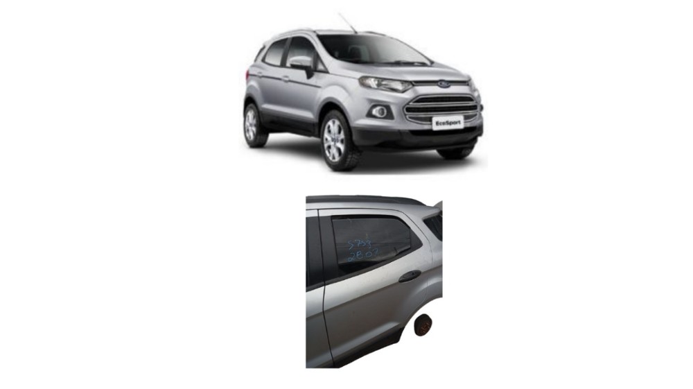 Porta Traseira Esquerda Ecosport 2021 Traseira Esquerda Prata
