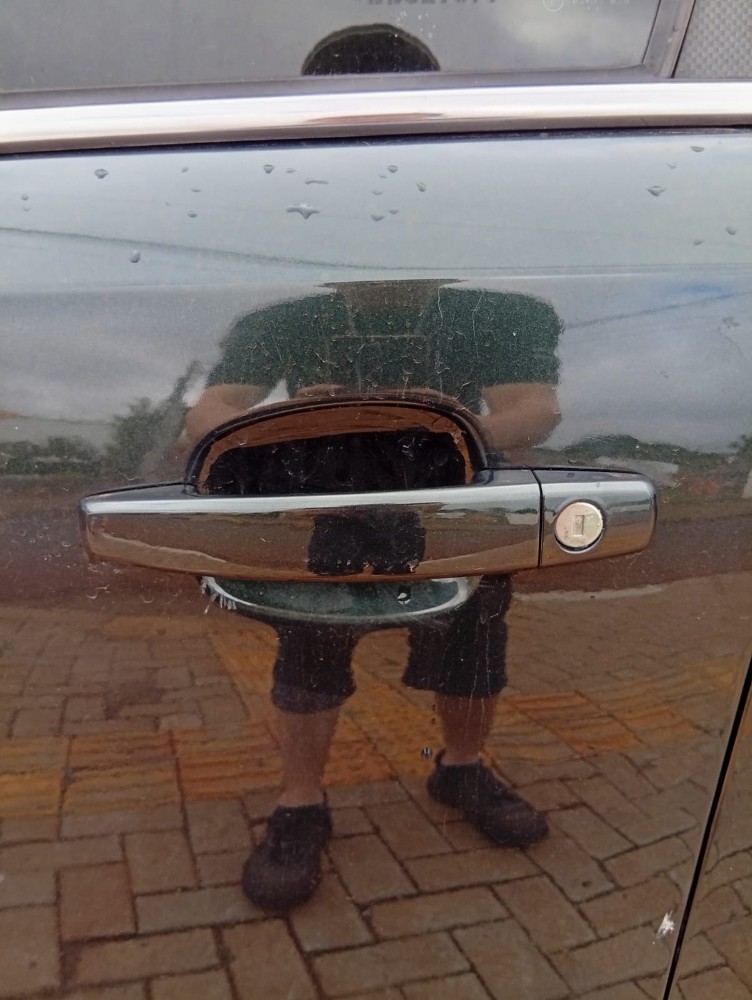 Maçaneta Externa Dianteira Esquerda Chevrolet Vectra 2010 11 Verde Dianteira