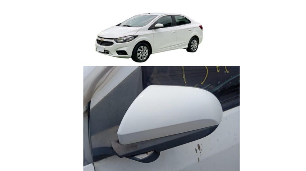 Retrovisor Esquerdo Chevrolet Prisma 2017 Detalhe