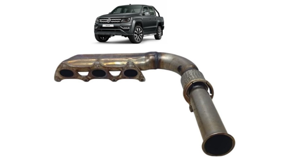 Coletor Escape Esquerdo Volkswagen Amarok 3.0 V6 2024