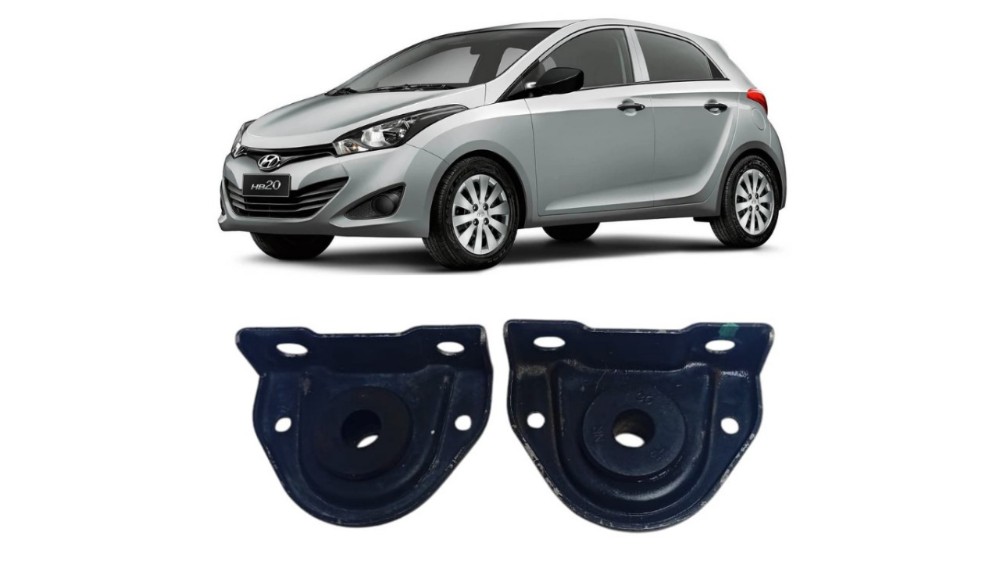 Par Suporte Superior Radiador Hyundai Hb20 2014