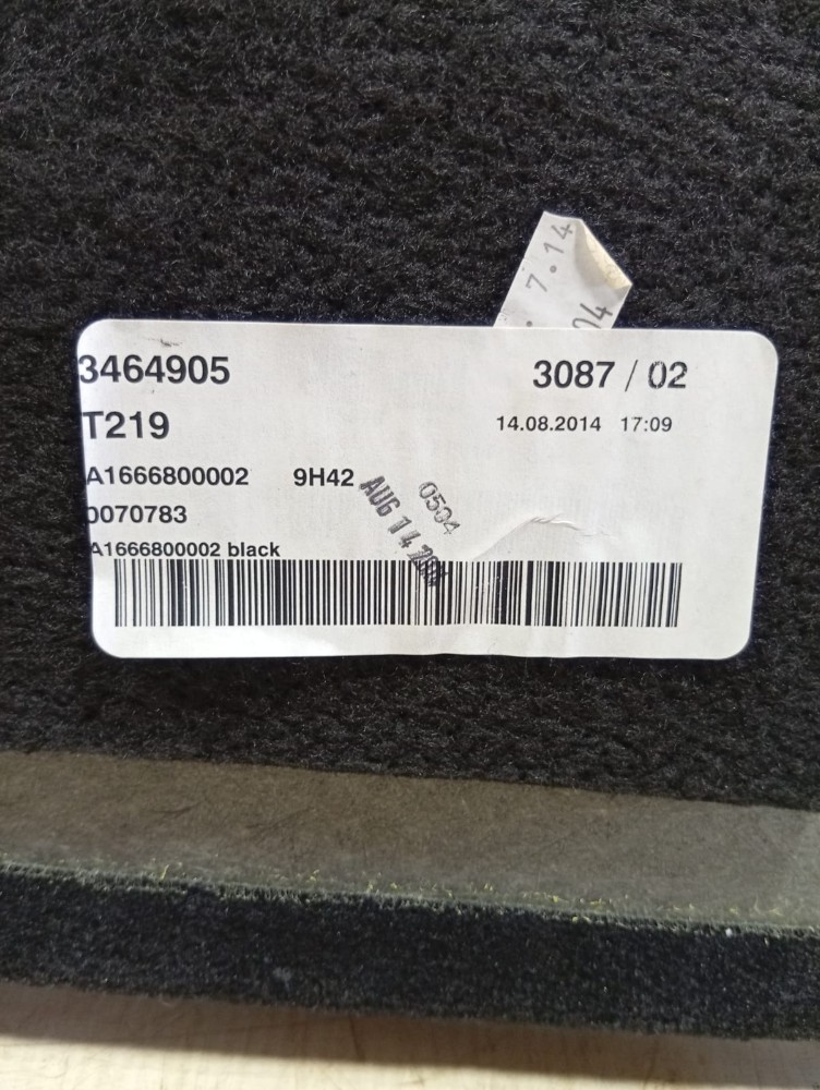Tapete Porta Malas Mercedes Ml350 2015 Preto 5