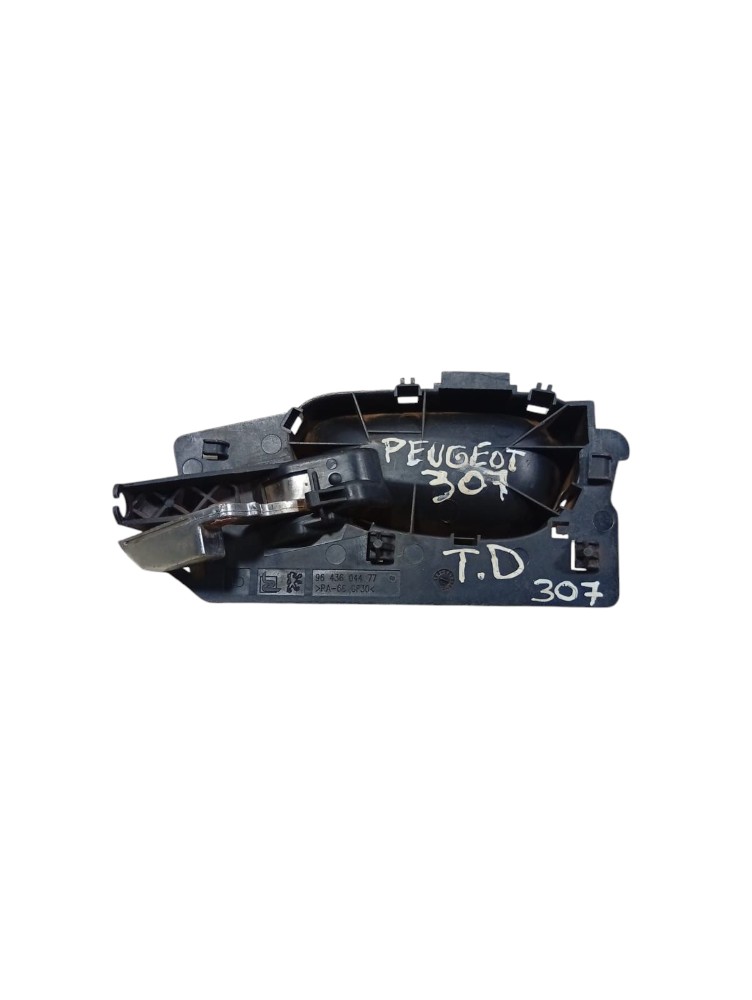 Maçaneta Interna Direita Peugeot 307 2007 2012 Detalhes Cromado Dianteira/traseira 4