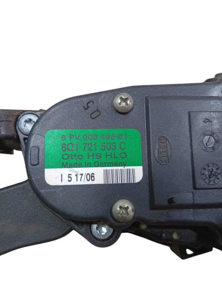 Pedal Acelerador Eletrônico Volkswagen Polo Fox 2004 2012 3