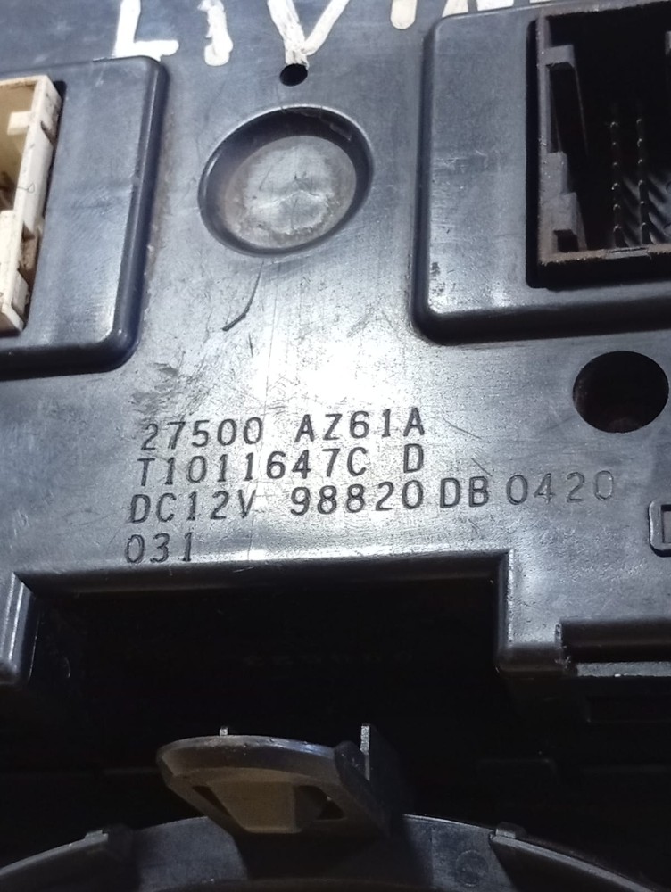 Comando Ar Condicionado Nissan Livina Tiida 2010 2014 Detalh 5