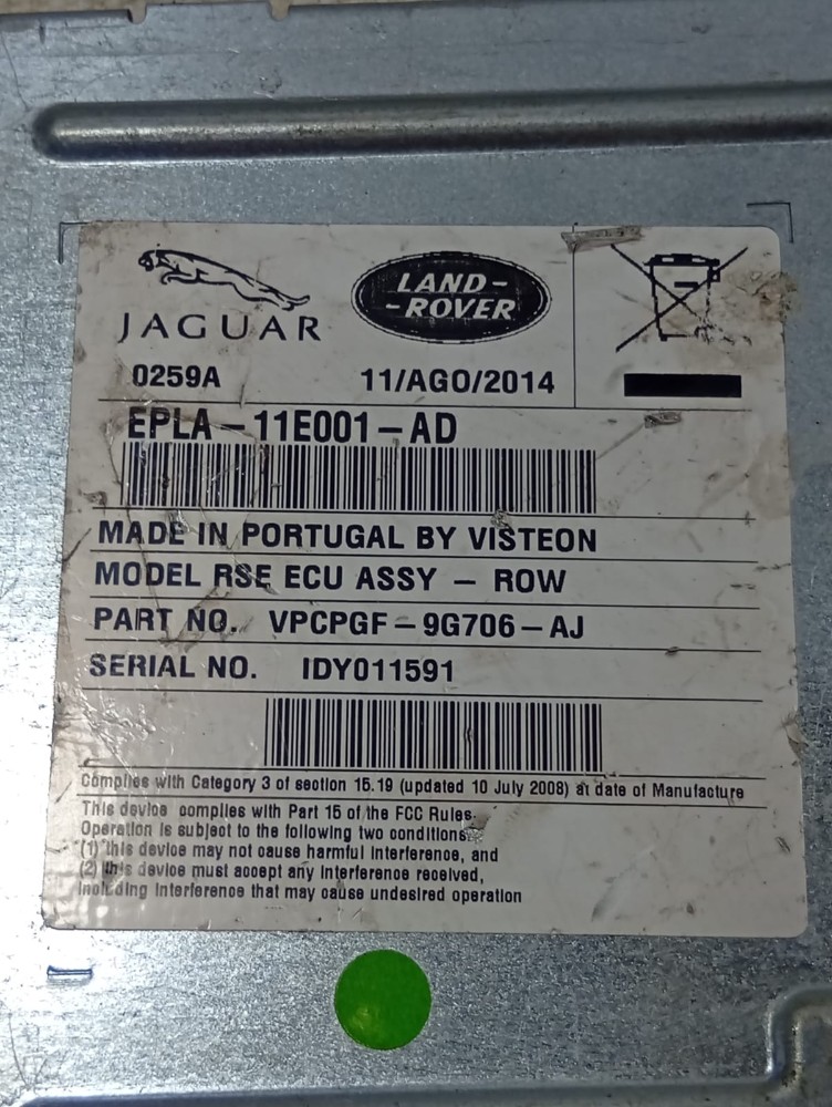 Módulo Central Multimídia Ranger Rover Sport 2014 4