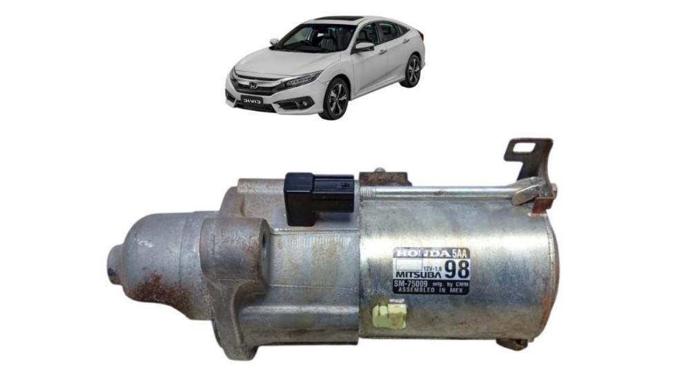 Motor Arranque Partida Honda Civic 1.5 Touring 2017