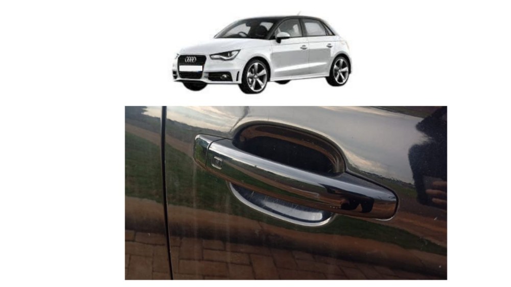 Maçaneta Dianteira Direita Audi A1 1.4 Spb 2013 Preto Dianteira