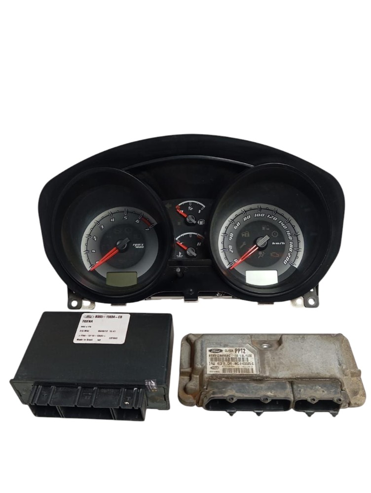 Kit Code Módulo Injeção Ford Fiesta 2012 2014
