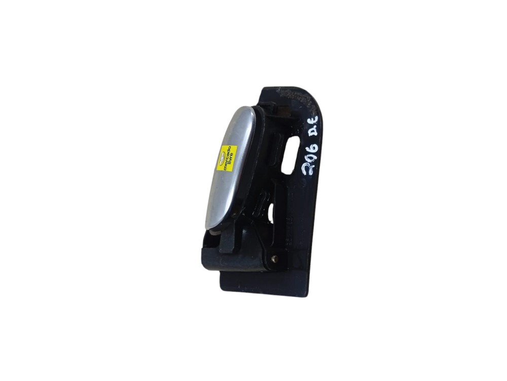 Maçaneta Interna Traseira Esquerda Peugeot 206 207 2008 Cinza Dianteira/traseira 3