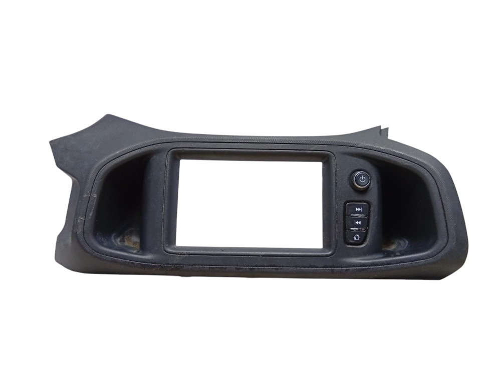 Moldura Painel Multimídia Botão Chevrolet Prisma 2014 Detalh