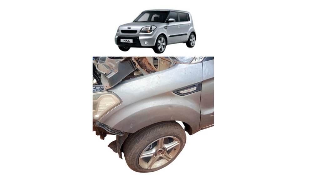 Paralama Esquerdo Kia Soul 2012 Detalhe Dianteiro