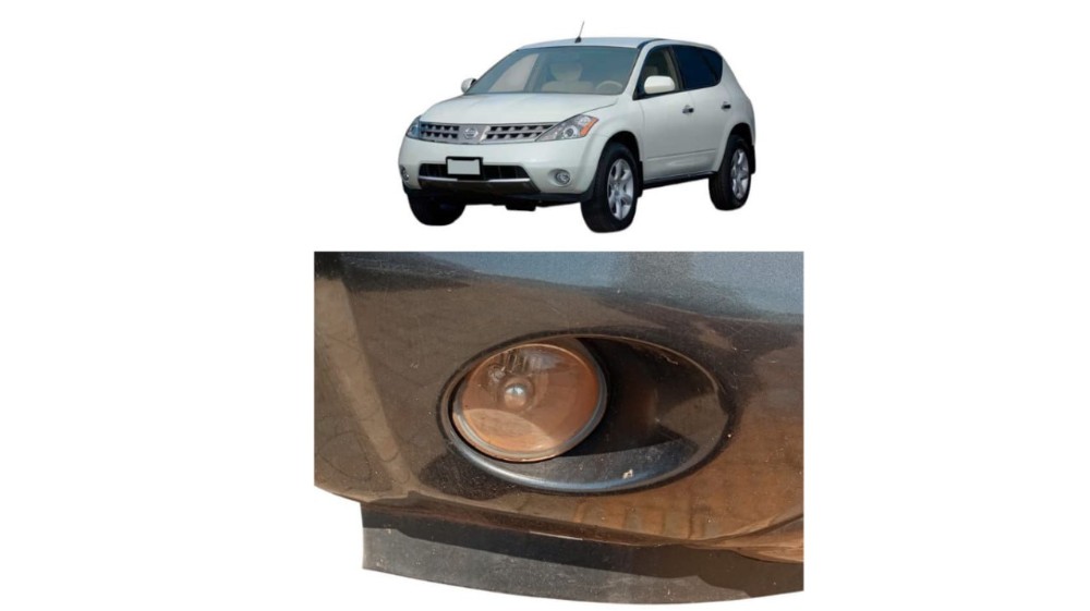 Farol Milha Direito Nissan Murano 3.5 2010 Transparente