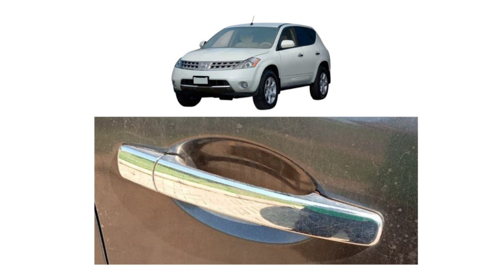 Maçaneta Traseira Direita Nissan Murano 3.5 2010 Cromado Traseira