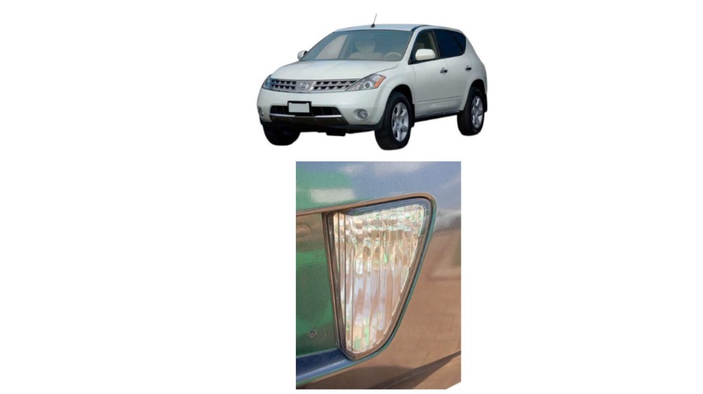 Lanterna Tampa Traseira Direita Nissan Murano 3.5 2010 Direito/passageiro Transparente
