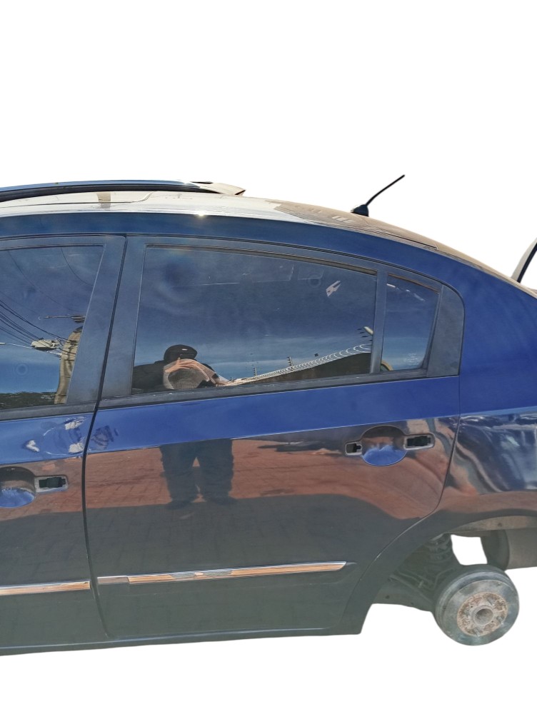 Porta Traseira Esquerda Sentra 2010 Traseira Esquerda Azul 4