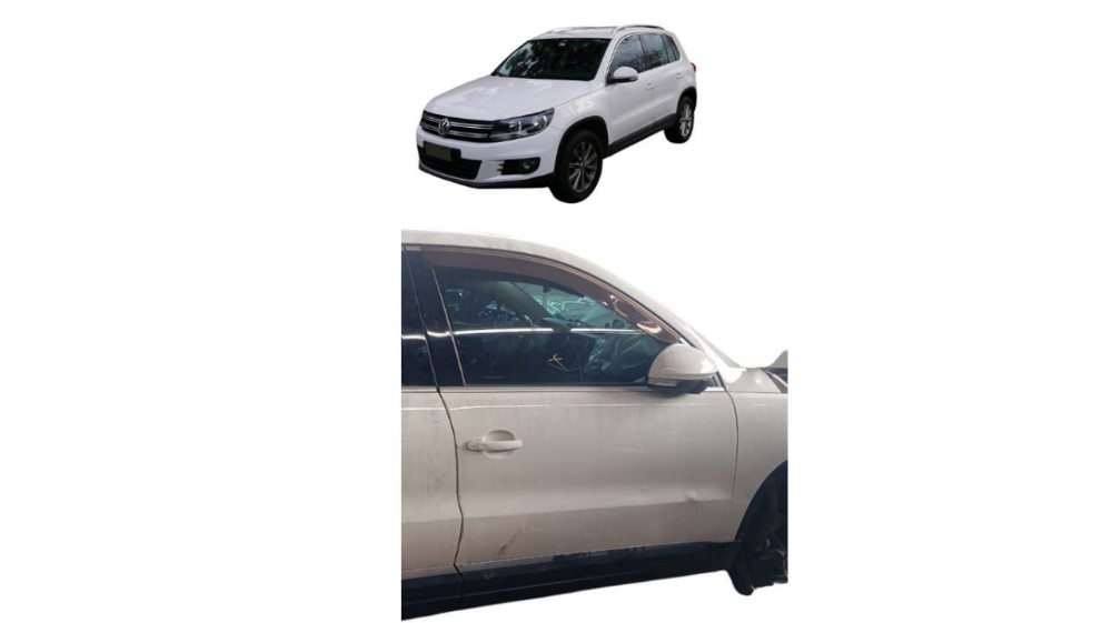 Porta Dianteira Direita Volkswagen Tiguan 2011 Detalhe Dianteira Direita Branco