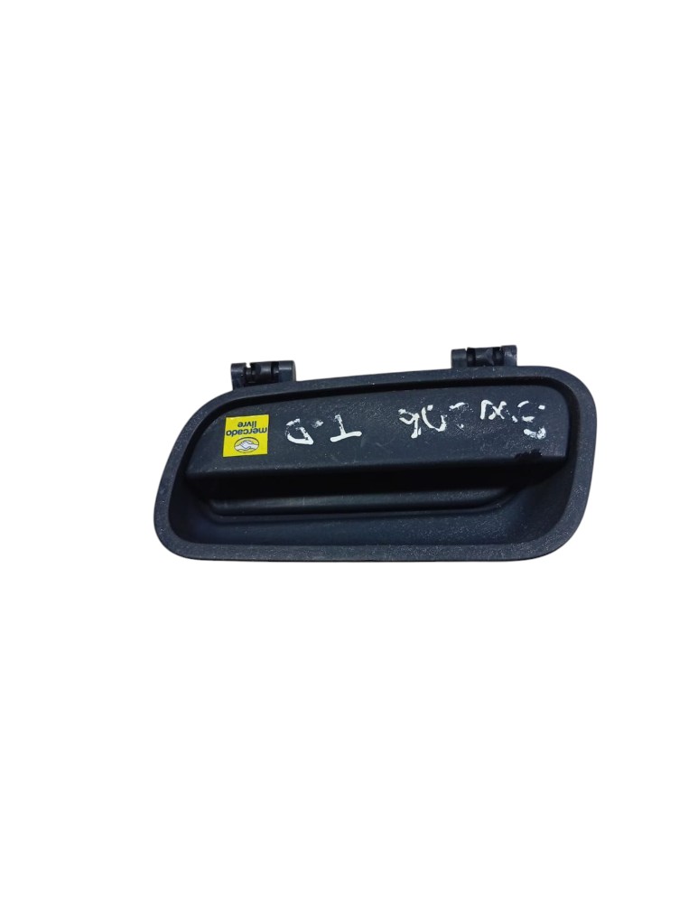 Maçaneta Externa Traseira Direita Peugeot 206 207 2007 2008 Preto Traseira