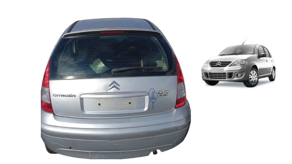 Tampa Traseira Citroen C3 2010 Detalhe