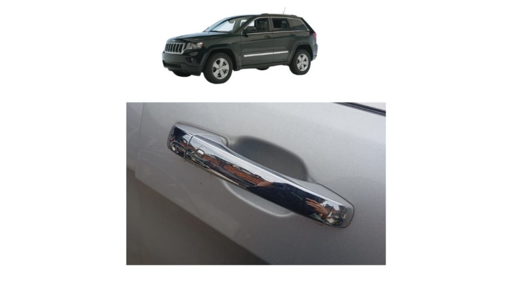 Maçaneta Ext Diant Direita Jeep Grand Cherokee 2013 Detalhe Cromado Dianteira