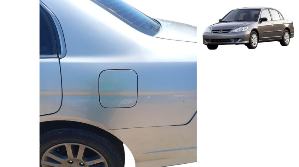 Portinhola Tanque Combustível Honda Civic 2005 Prata 2005