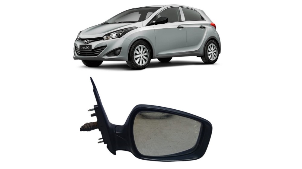 Retrovisor Direito Hyundai Hb20 2014