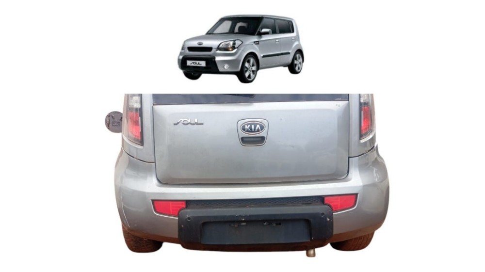Parachoque Traseiro Kia Soul 2012 Detalhe