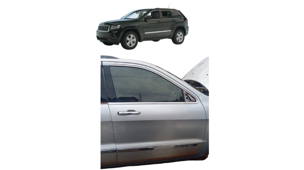 Porta Dianteira Direita Jeep Grand Cherokee 3.6 2013 Dianteira Direita Prata