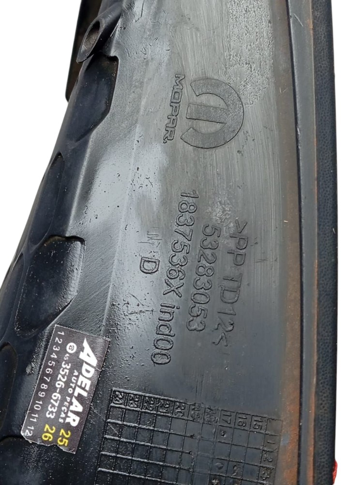 Moldura Farol Milha Direito Jeep Compass 2017 2019 53283053 4