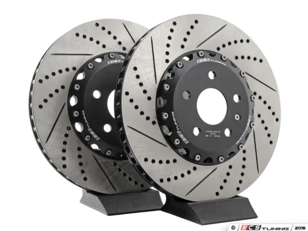 Par Disco Freio Ecs Tuning Audi A3 Volkswagen Golf 2