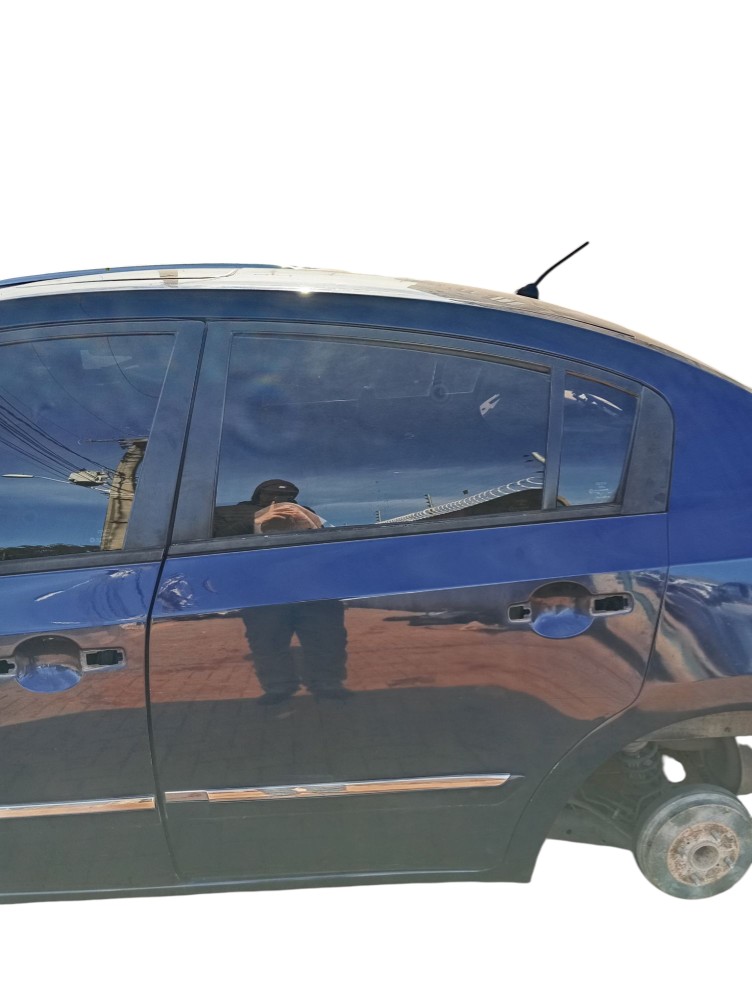 Porta Traseira Esquerda Sentra 2010 Traseira Esquerda Azul 3