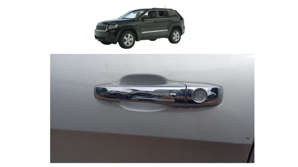 Maçaneta Ext Diant Esquerda Jeep Grand Cherokee 2013 Detalhe Cromado Dianteira