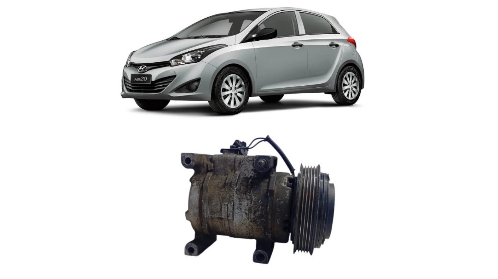 Compressor Ar Condicionado Hyundai Hb20 1.0 2014